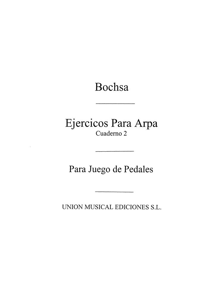Ejercicios Para Arpa - Segundo Cuaderno